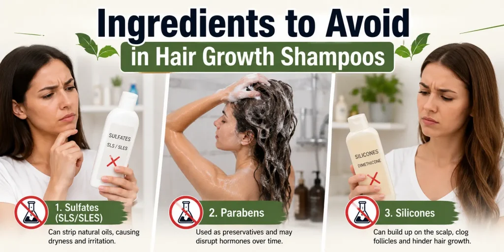 Ingredients to Avoid in Hair Growth Shampoos