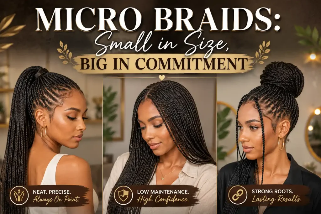 Micro Braids: Small in Size, Big in Commitment