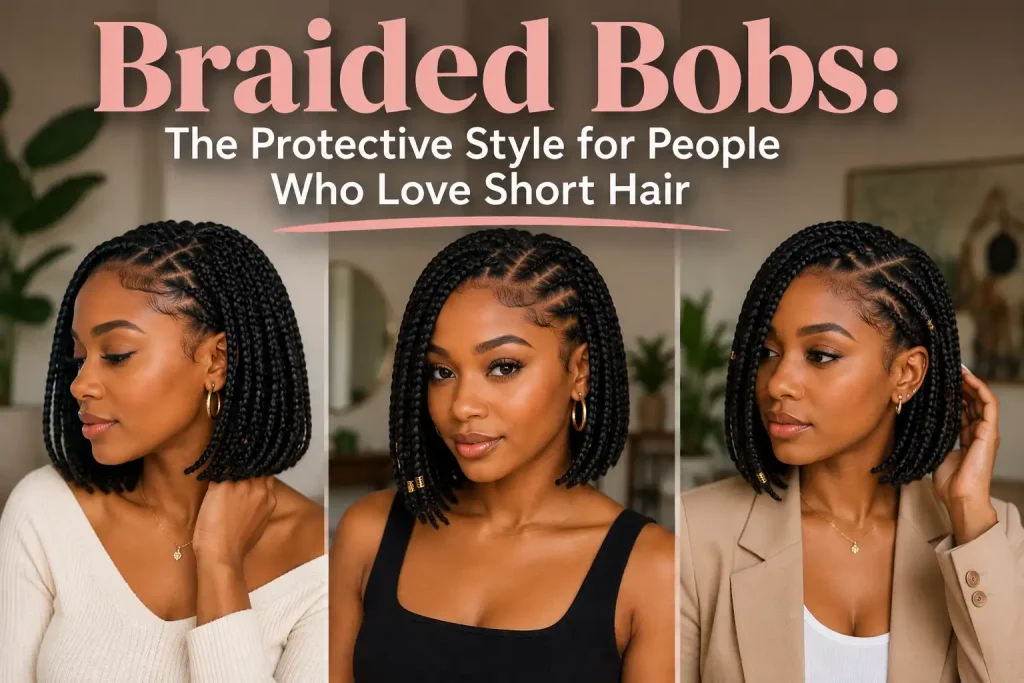 Braided Bobs: The Protective Style for People Who Love Short Hair