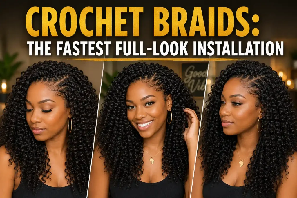 Crochet Braids: The Fastest Full-Look Installation