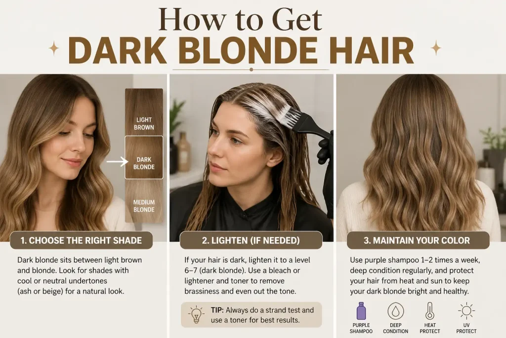 How to Get Dark Blonde Hair