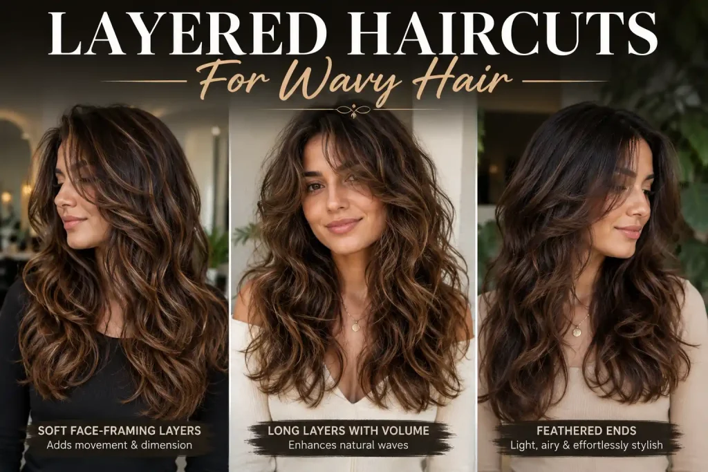Layered Haircuts For Wavy Hair
