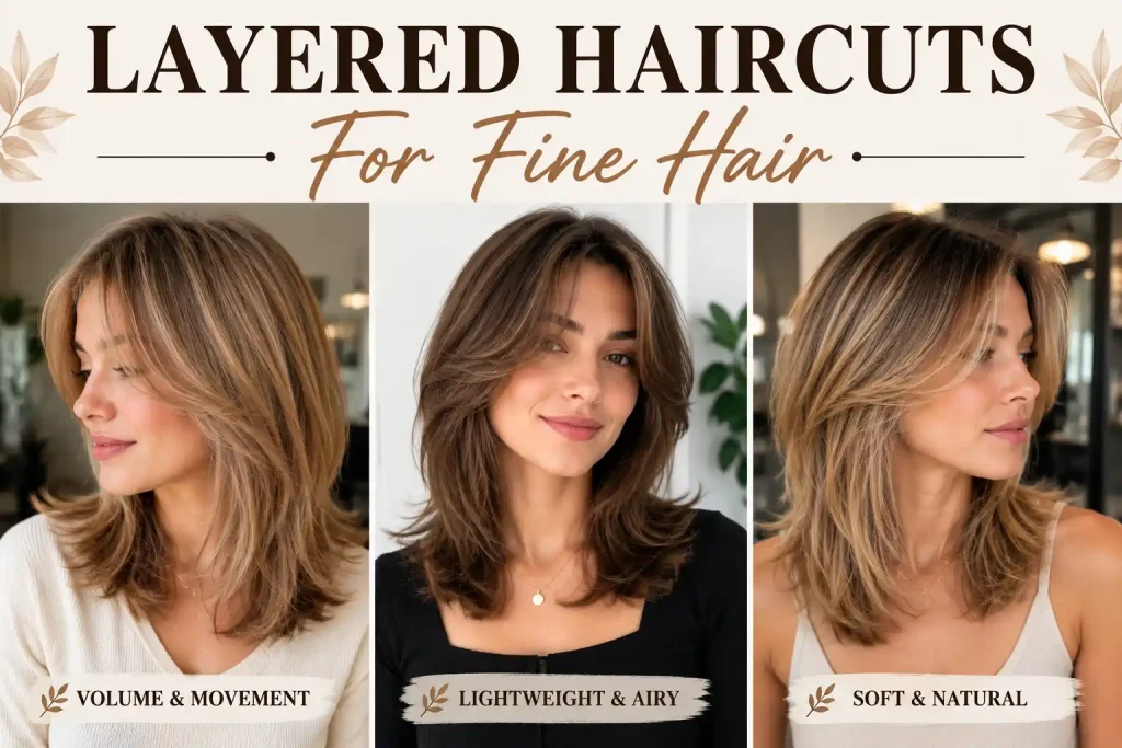 Layered Haircuts For Fine Hair