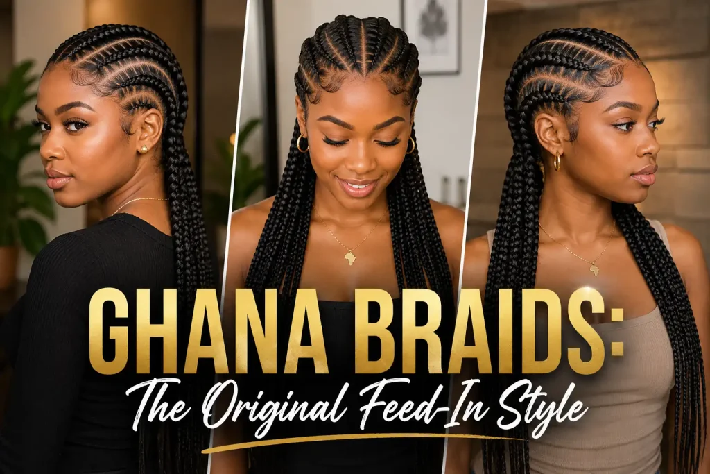 Ghana Braids: The Original Feed-In Style