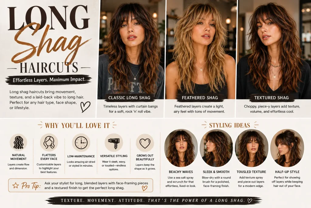 Long Shag Haircuts