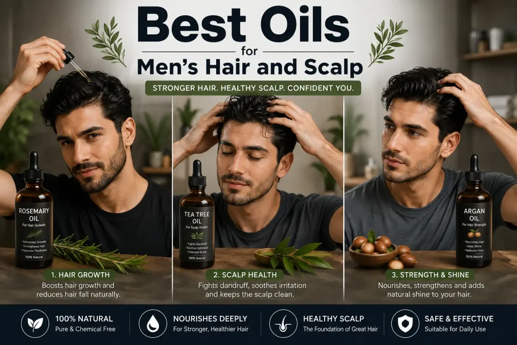 Best Oils for Men's Hair and Scalp