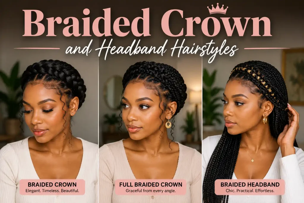 Braided Crown and Headband Hairstyles