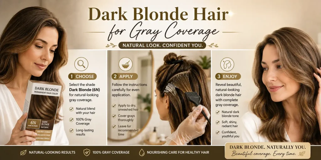 Dark Blonde Hair for Gray Coverage
