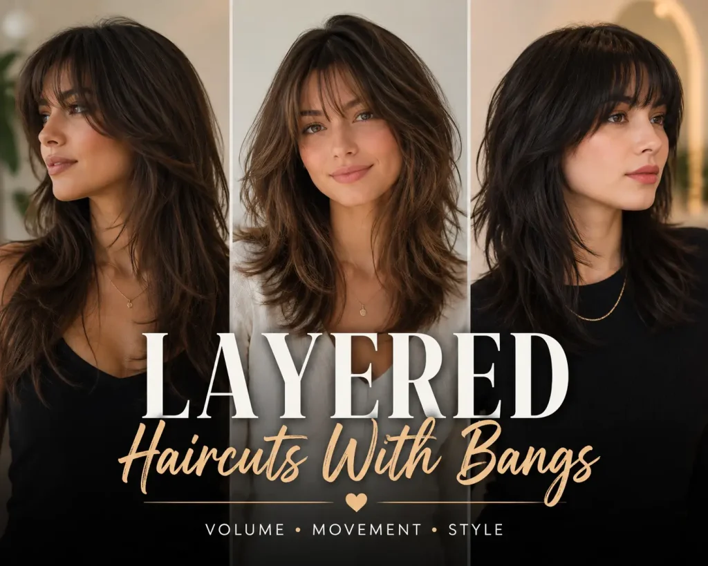 Layered Haircuts With Bangs