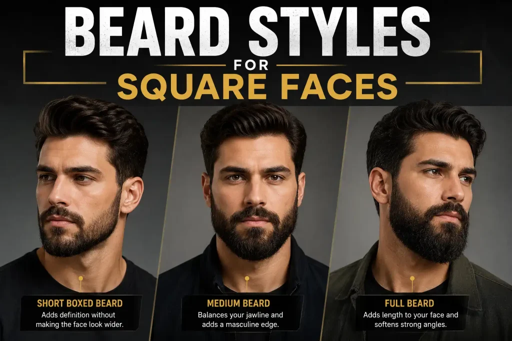 Beard Styles for Square Faces