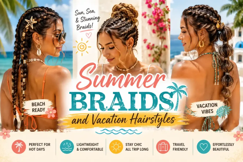Summer Braids and Vacation Hairstyles