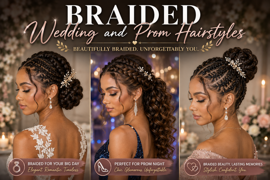 Braided Wedding and Prom Hairstyles