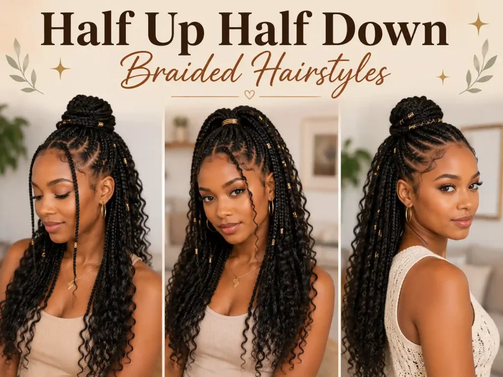 Half Up Half Down Braided Hairstyles
