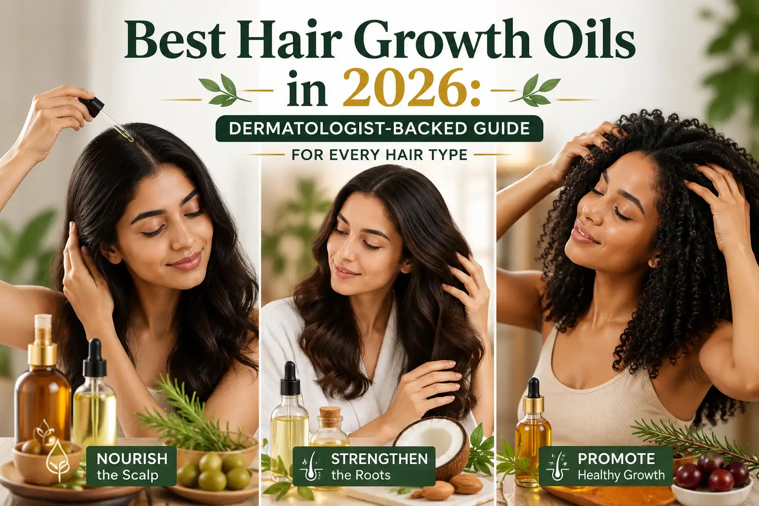 Best Hair Growth Oils in 2026: Dermatologist-Backed Guide for Every Hair Type