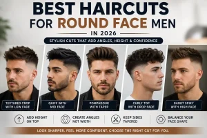 Best Haircuts for Round Face Men in 2026