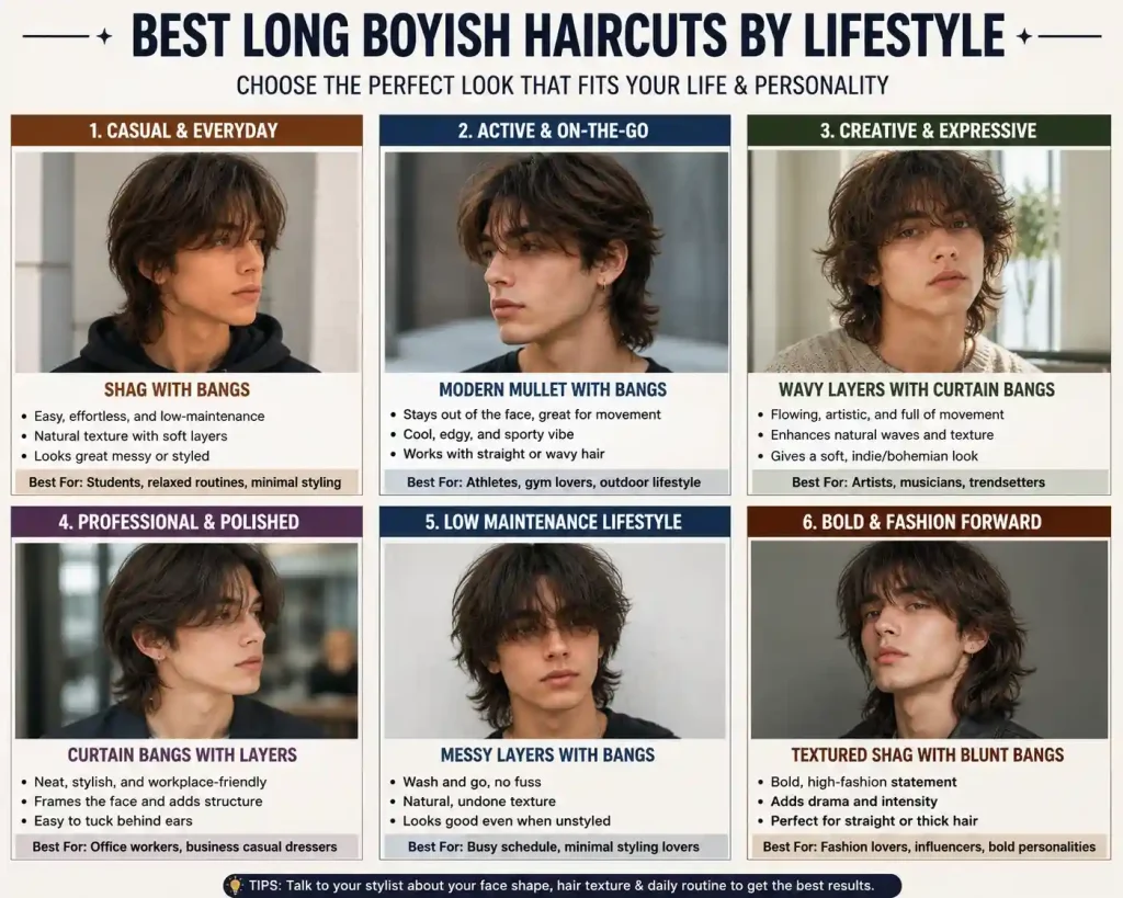 Best Long Boyish Haircuts By Lifestyle