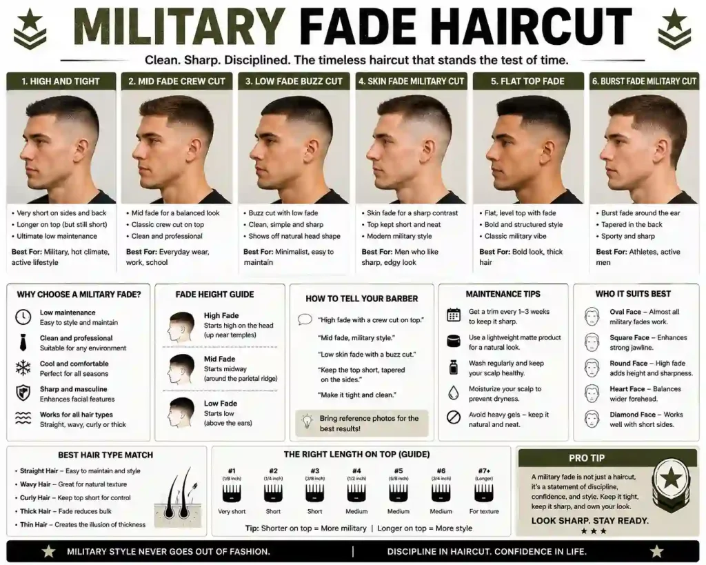 Military Fade Haircut