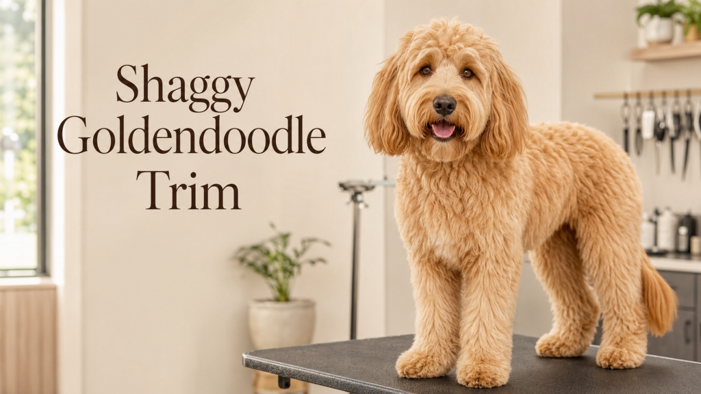 Shaggy Goldendoodle Trim