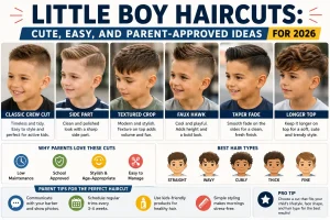Little Boy Haircuts: Cute, Easy, and Parent-Approved Ideas for 2026