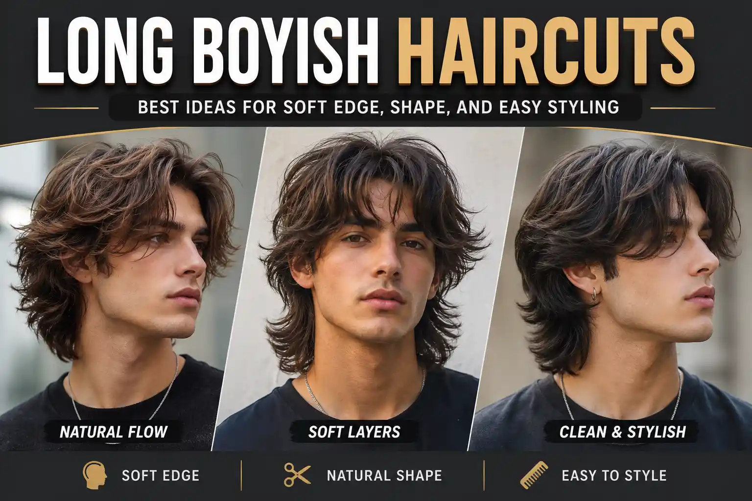 Long Boyish Haircuts: Best Ideas for Soft Edge, Shape, and Easy Styling